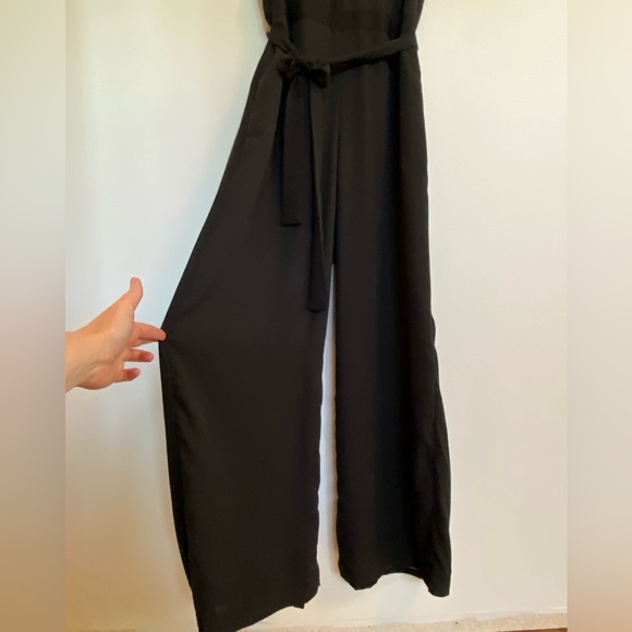 Banana Republic Black Wide-leg Jumpsuit, Size 6 - Picture 3 of 7